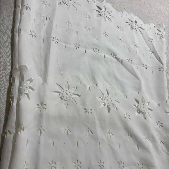 Petal and Pup Off White Eyelet Tie-Shoulder Maxi Dress Size XS - Picture 12 of 16